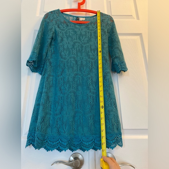 H&M lace dress turquoise - Picture 2 of 3